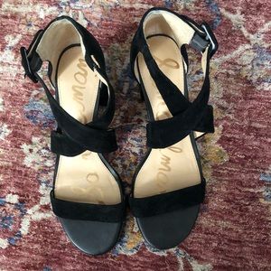 Sam Edelman velvety sandals - size 9